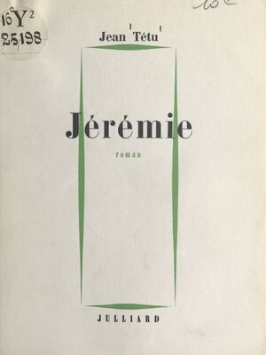 cover image of Jérémie
